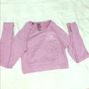 Gymshark Vital seamless cropped long sleeves